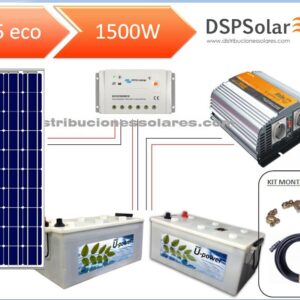 Kit Solar Fotovoltaico 5 ECO 1500 W