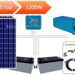 Kit Solar Fotovoltaico 5 TOP 1200 W