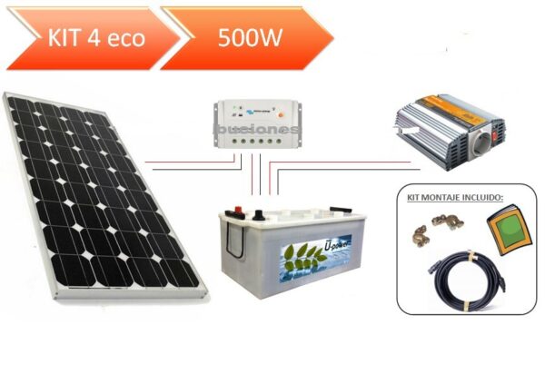 Kit solar fotovoltaico 4 ECO 500 W