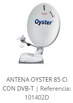 ANTENA OYSTER 85 CI CON DVB-T